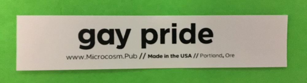 Sticker #579: Gay Pride