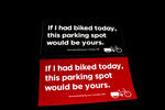 Sticker #314: If I Had Biked Today This Parking Spot Would Be Yours (car sticker)