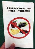 Lauren's Recipes #2: Fruit Intolerance