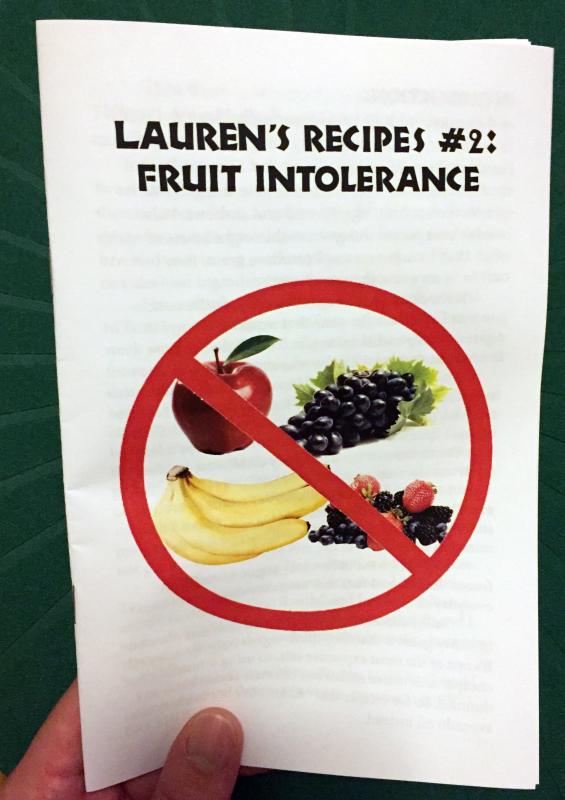 Lauren's Recipes #2: Fruit Intolerance