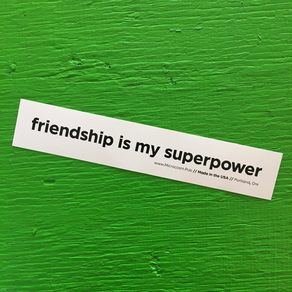 Sticker #427: friendship is my superpower