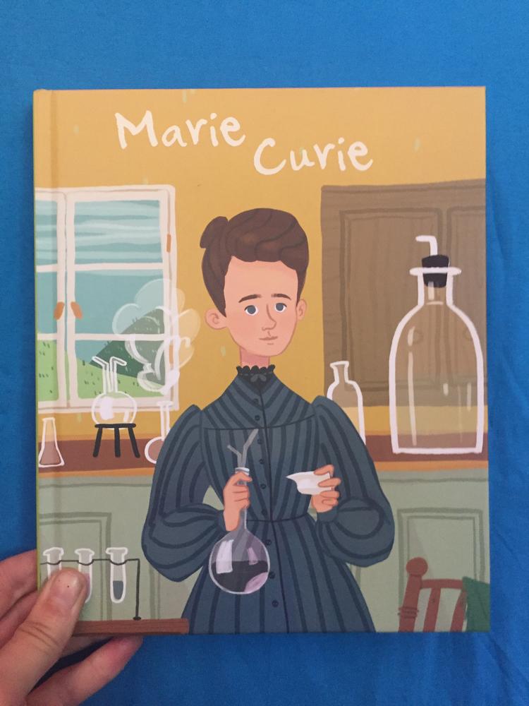 Drawing of Marie Curie