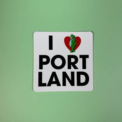 Sticker #673: I Frog Portland