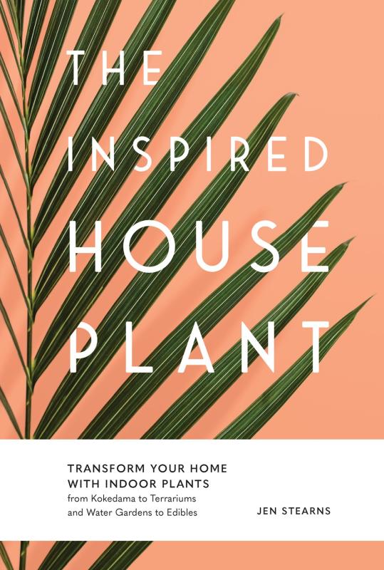 plant leaf over a peach colored background with a white banner at the foot containing all the info text except the title which is superposed on the plant