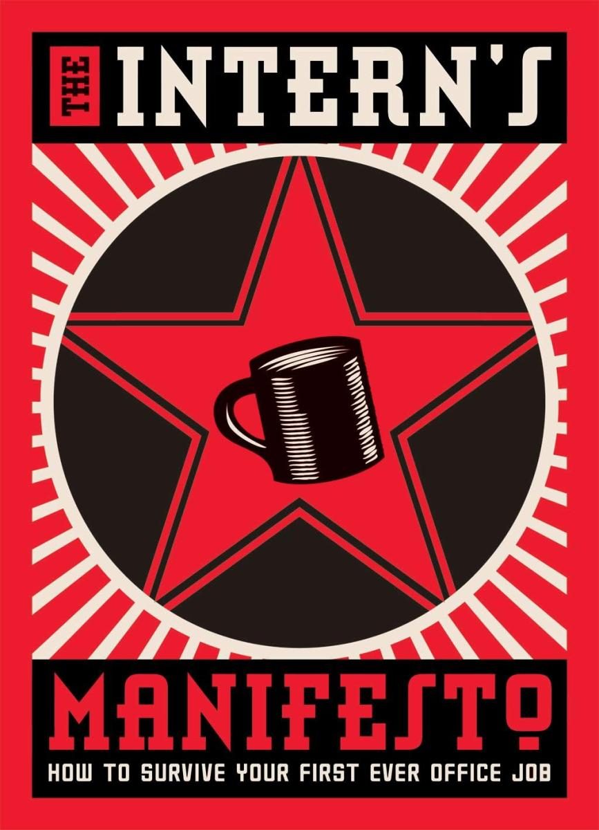 red star in a circle with flare, containing a mug inside it