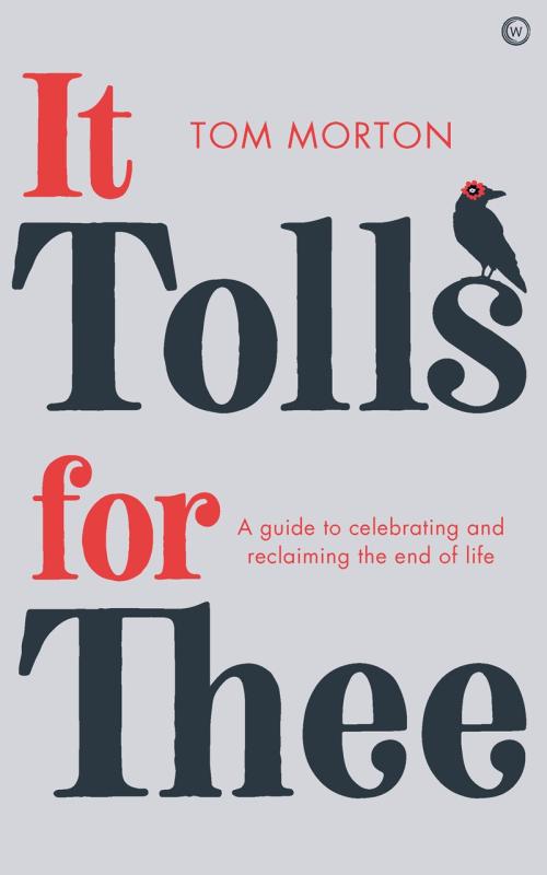 Crow stands on a black S, with the title text in red and black
