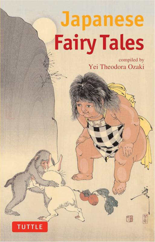 large human watches an ape and rabbit dueling