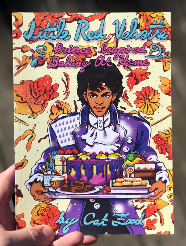 Prince holding a bunch of delicious pastries