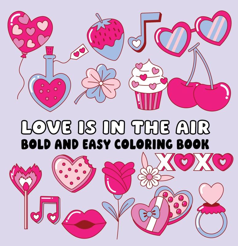 Cute, sweet, pink things with lots of hearts and puffy letters