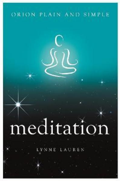 Teal and black cover with white text, small white stars, and a white drawing of a person in a meditative pose.