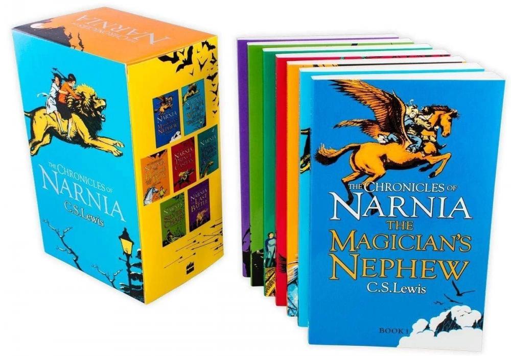 Photo of box cover and the individual books