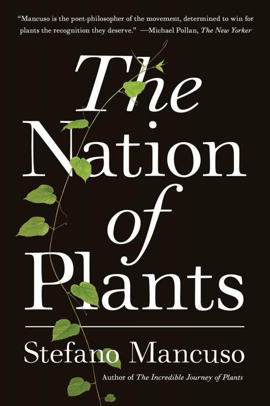 Black cover with white text and an image of a green leafy stem