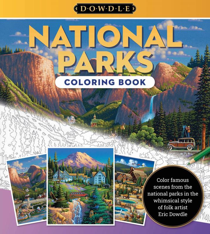Partial colored in forest with many trees