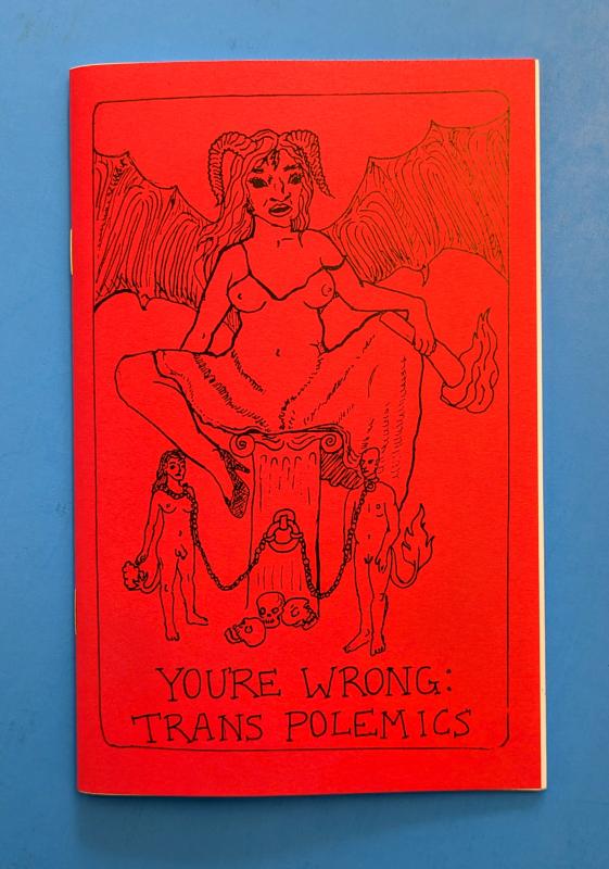 a genderfluid Devil tarot card image