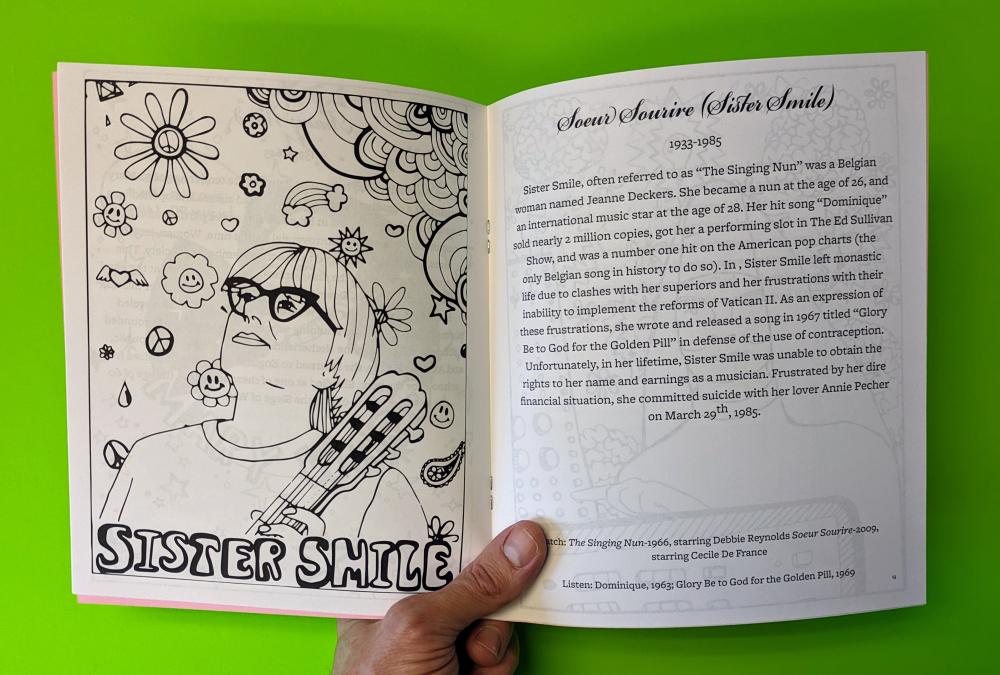 Radical Nuns: A Feminist Fanzine And Coloring Booklet image #1