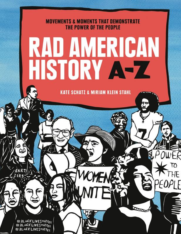 Cover with drawings of activists and movement leaders from the past and present