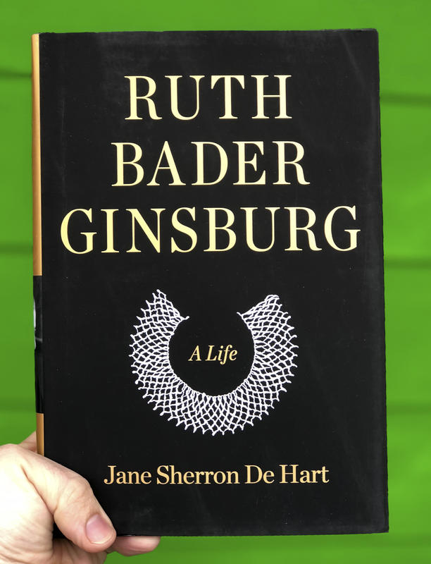 An illustration of one of Ruth Bader Ginsburg's colar.