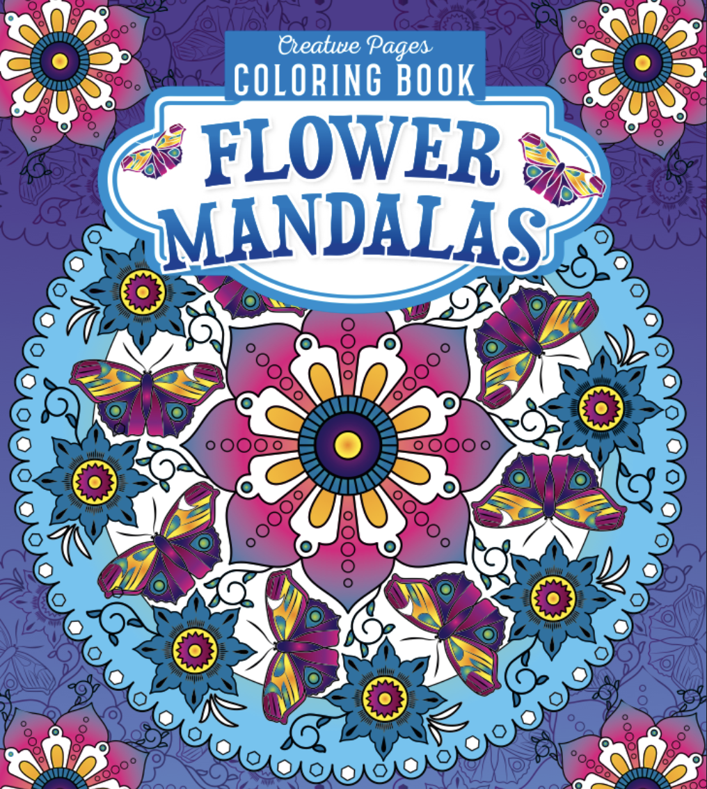 colorful mandala with fowers