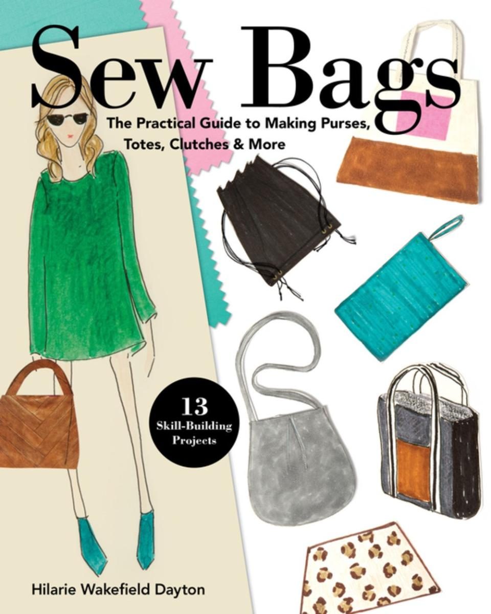 Several simple illustrations of said sew bags.