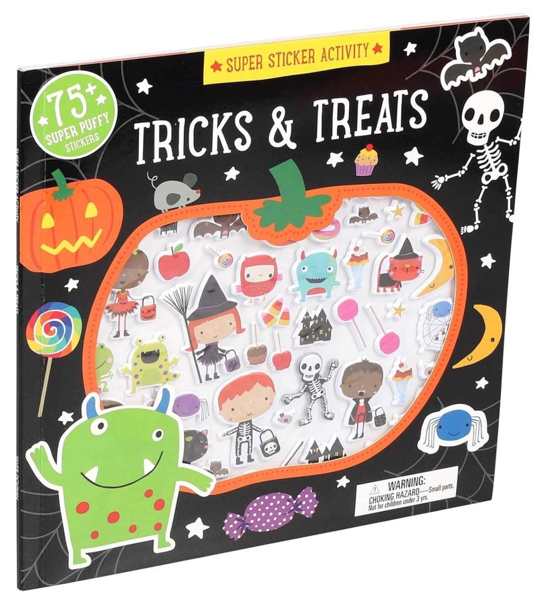 sample book over white with silly halloween motifs