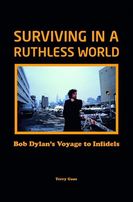 photo of Dylan in a overrrun NYC over a mostly black background with a yellow border around the photo