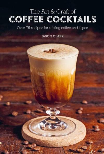Fanceh glass with a foamy coffee liquored drink