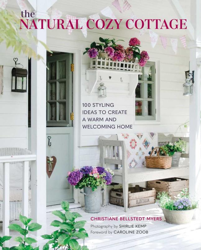 white toned porch with plenty of green plants