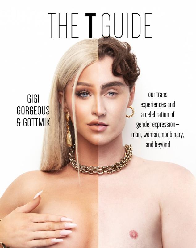 a bisected photo of two different people