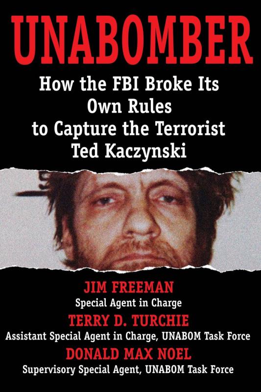 skeuomorphism of a cutout photo of the UNABOMBER
