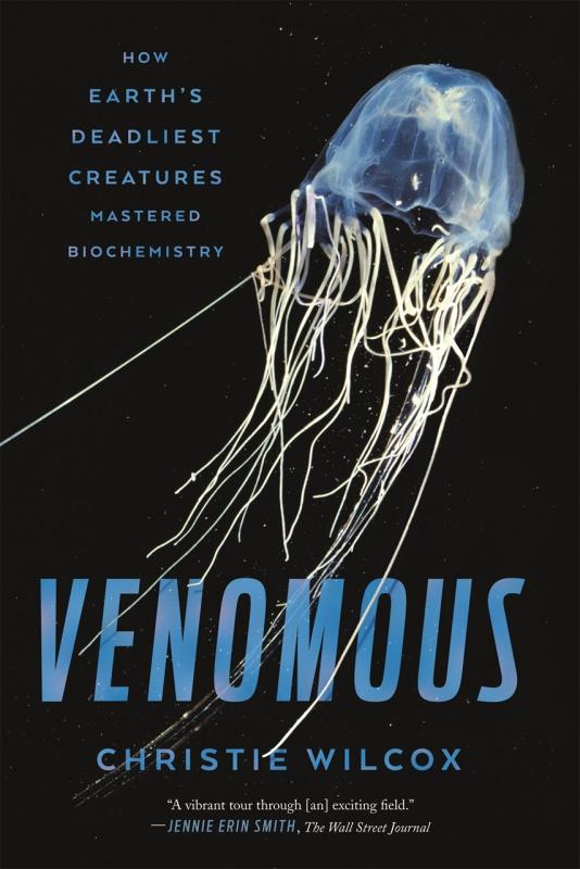 jellyfish with glowing tendrils over a black background