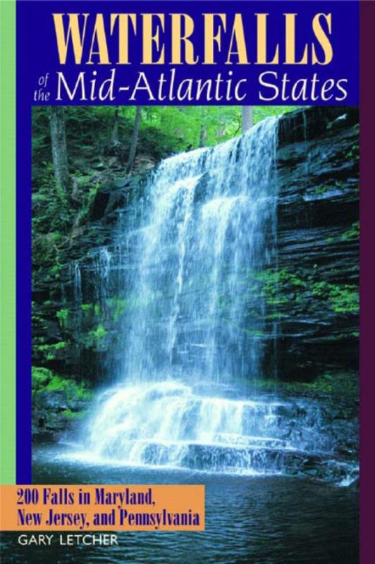 waterfall with some moss in a forested area