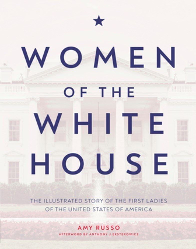 opaque overlay on a photo of the White House with dark navy text
