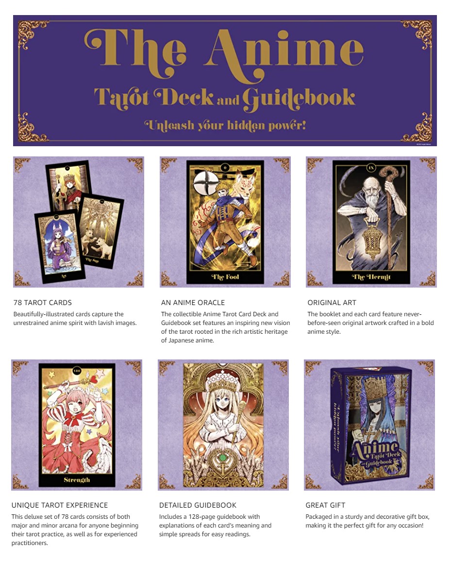 The Most Interesting Anime Tarot Card Decks Available - Tarot Technique