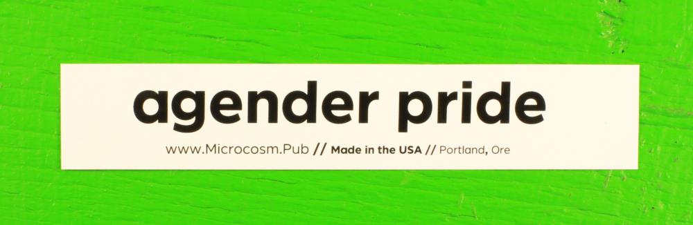 Sticker #466: Agender Pride