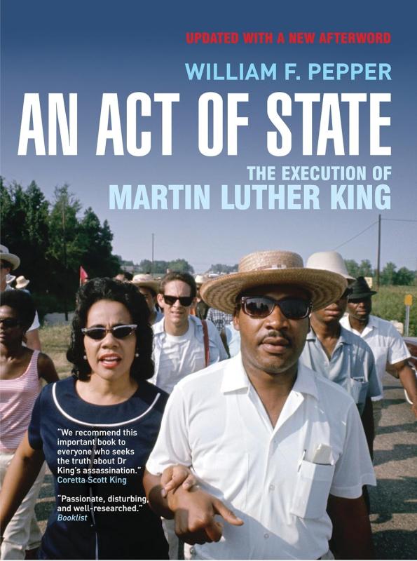 close up of dr. king and mrs. king with bold white text