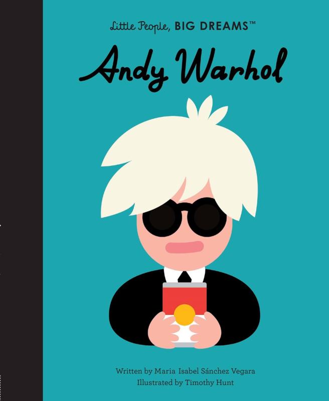 A lego looking version of Andy Warhol.