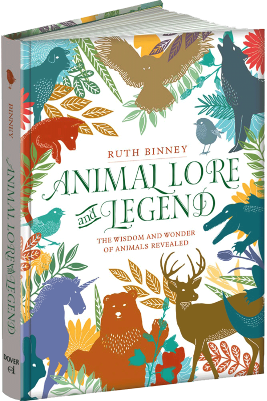 animals around foliage over beige but it's a book