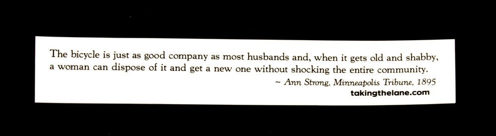 Sticker #321: Ann Strong quote