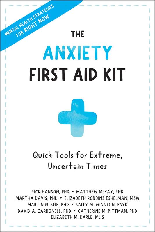 white page with blue first aid cross