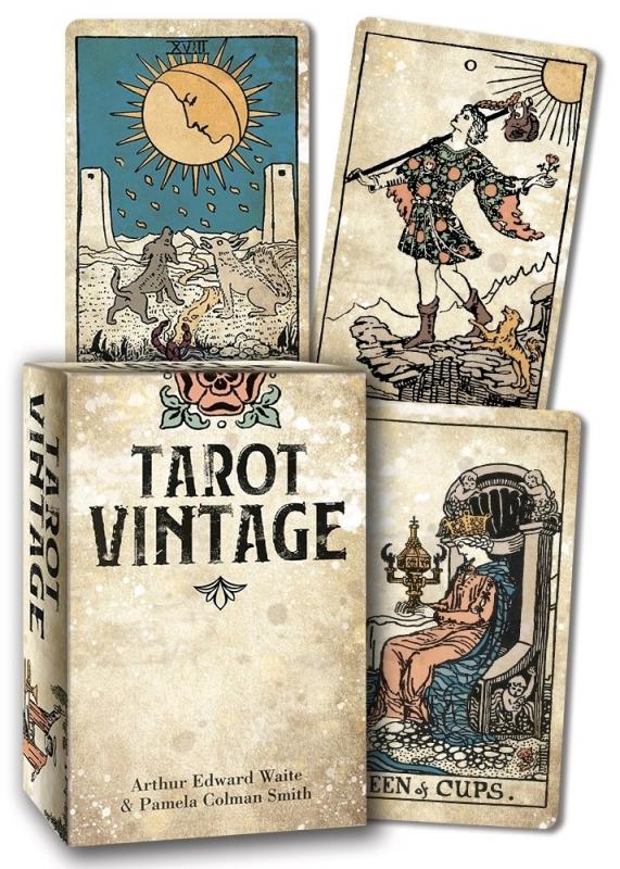 an old-timey looking tarot deck