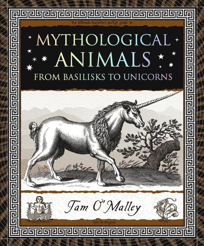 Cover embossed with glossy print title and an woodcut image of an unicorn