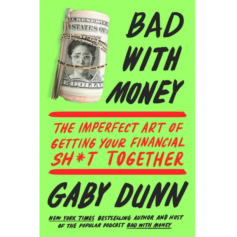 book cover featuring a wad of bills rubber banded together