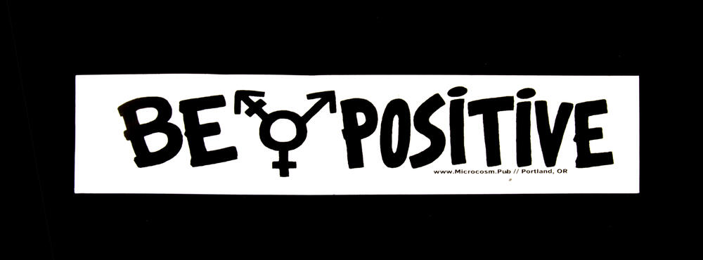 Sticker #285: Be Gender Positive