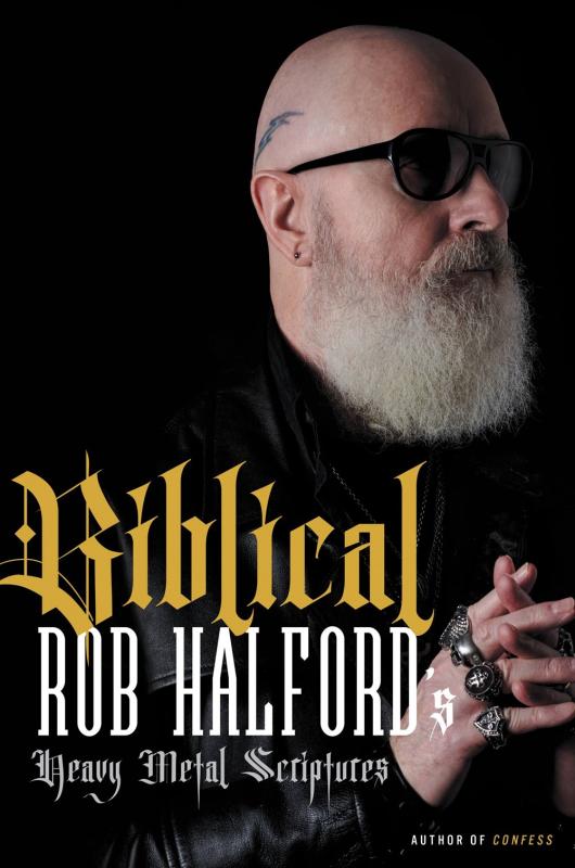 black cover with yellow and white text with close up of rob's face