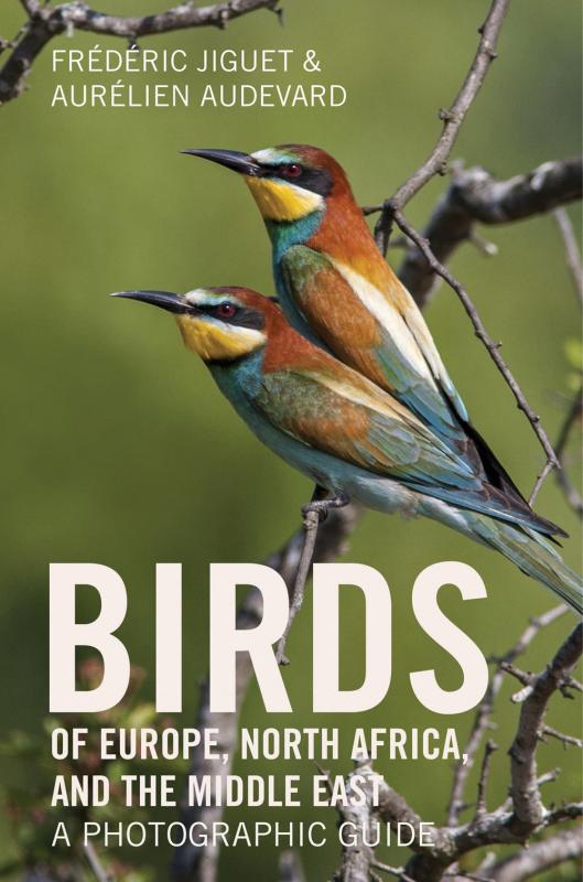 green cover with two birds on a branch with white text