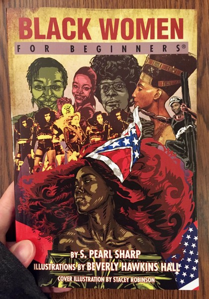 Yellow book cover depicting various powerful black women