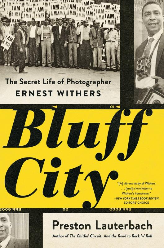 illustration of people protesting with yellow banner with black text