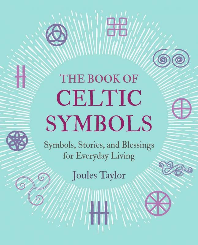 various celtic symbols arranged in a circle around the title