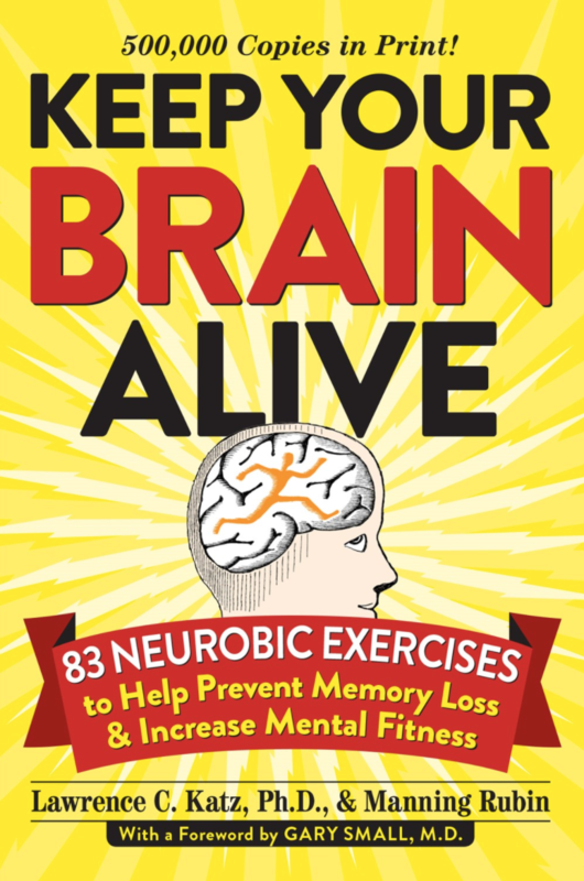 Yellow cover with image of a human profile with a brain surrounded in a burst of light. Text is partially in a red banner.