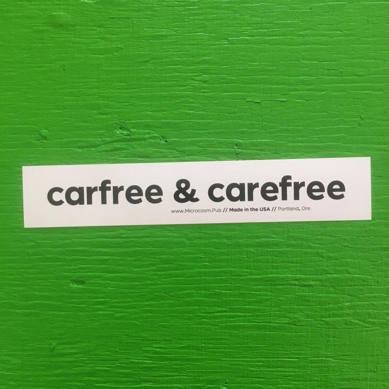 Sticker #318: Carfree and Carefree image #2